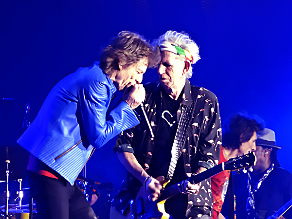MICK JAGGER AND KEITH RICHARDS IN PARIS 2017