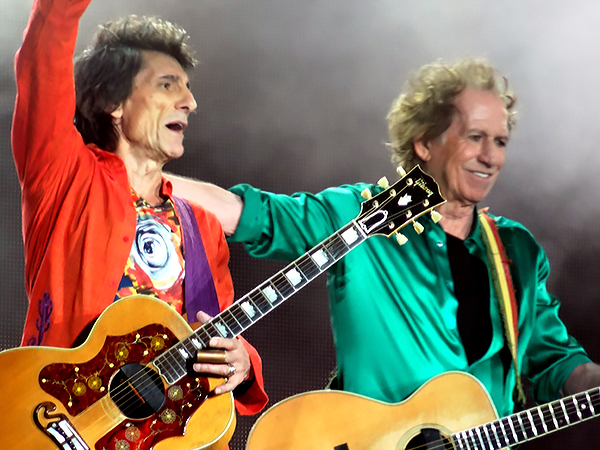 Ron Wood and Keith Richards