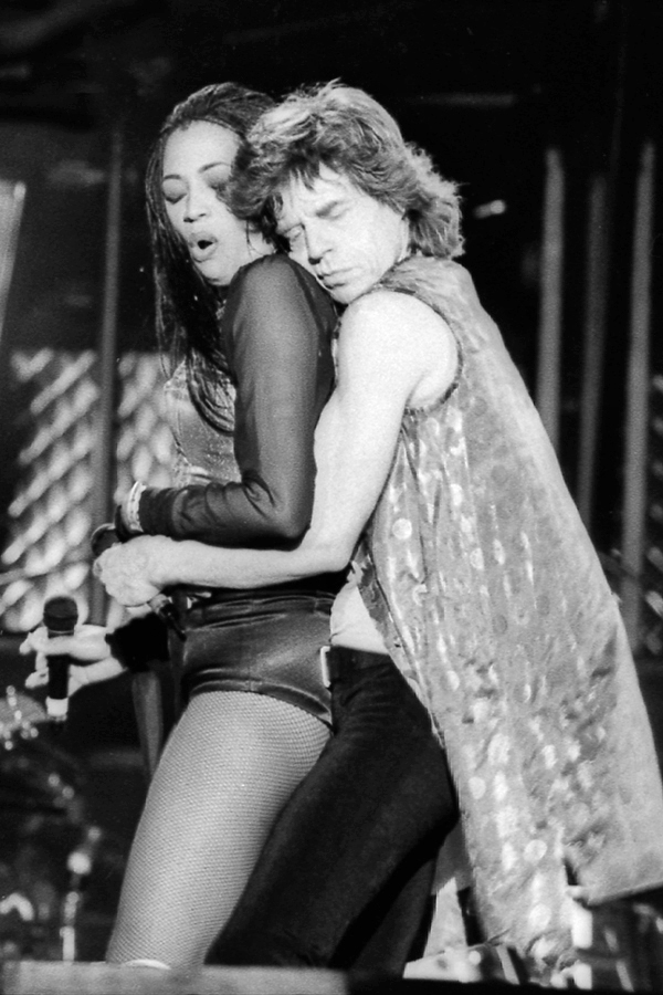 Mick Jegger and Lisa Fisher 1995